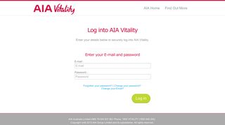 AIA Customer Portal | Login - AIA Vitality