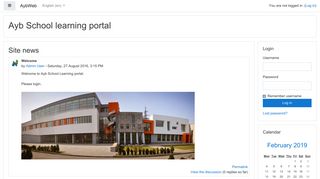 Ayb School learning portal