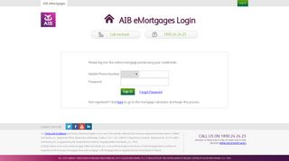 AIB eMortgages Login - Customer Mortgage Application, AIB