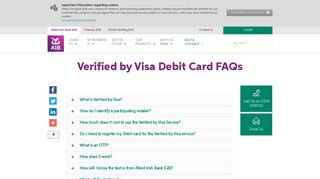 Verified by Visa - Allied Irish Bank