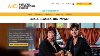 American International College | Home | AIC