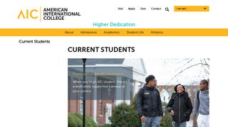 Current Students | American International College