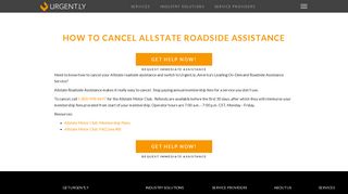 How to Cancel Allstate Roadside Assistance - Get Urgent.ly
