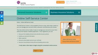 Online Self-Service Center - AICPA Insurance Programs