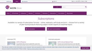 AICPA Store | Online Subscriptions |Online Learning Libraries ...