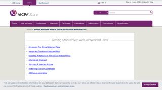How to Make the Most of your AICPA Annual Webcast Pass
