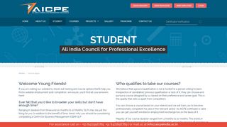 Student - AICPE - All India Council For Professional Excellence