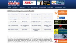 CMAT 2019: Exam Date, Admit Card, Syllabus and Pattern ...