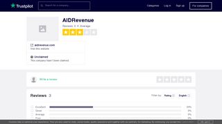 AIDRevenue Reviews | Read Customer Service Reviews of ... - Trustpilot