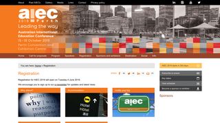 Registration | AIEC 2019