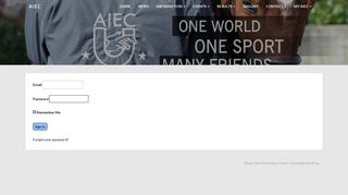 Sign In – AIEC – World University Equestrian Federation
