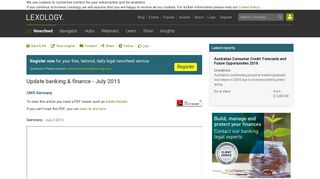 Update banking & finance - July 2015 - Lexology