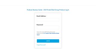 Producer Business Center - AIG Private Client Group Producer Log In