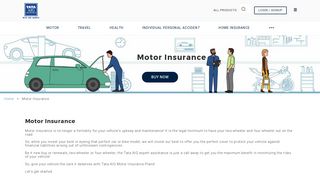Motor Insurance | Vehicle Insurance Quotes Online | Car ... - Tata AIG
