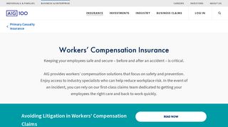 Workers Compensation Insurance | AIG US - AIG.com