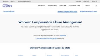 Workers' Compensation Claim Reporting Guide - Insurance from AIG ...
