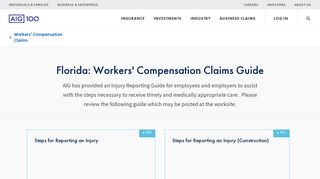 Florida: Workers' Compensation - Insurance from AIG in the US
