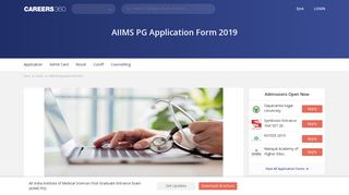 AIIMS PG Application Form 2019 (July Session): Released! - Medicine