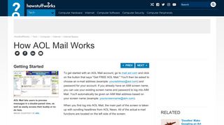 Getting Started - How AOL Mail Works | HowStuffWorks