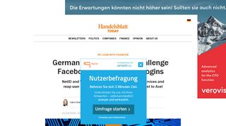 Or login with Facebook: German startups aim to challenge Facebook ...