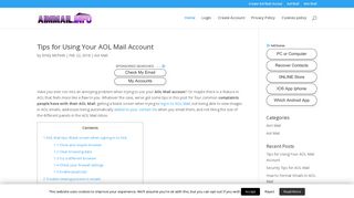 Aim Mail: Create Aol Mail Account - Aol EMail Login