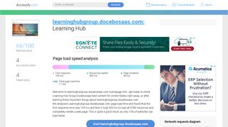 Access learninghubgroup.docebosaas.com. Learning Hub