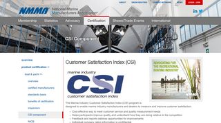 CSI component - National Marine Manufacturers Association