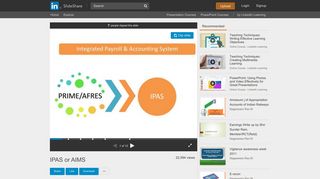 IPAS or AIMS - SlideShare