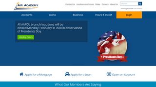 Air Academy Federal Credit Union: Home Page