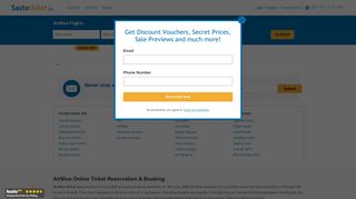 AirBlue Ticket Reservation: Online Booking in Pakistan - Sastaticket.pk