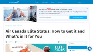 Air Canada Elite Status: How to Reach and What's in It for You