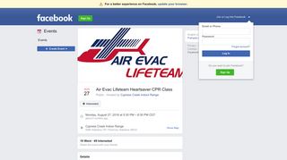 Air Evac Lifeteam Heartsaver CPR Class - Facebook