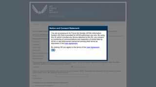 Account Information - Air Force Aid Society - Member Portal