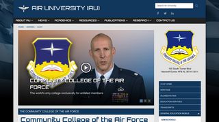 USAF Air University: Community College of the Air Force