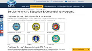 The Air Force Virtual Education Center | DANTES - Defense Activity ...
