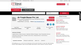 Air Freight Bazaar Pvt. Ltd. - The Economic Times