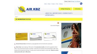 Membership Status | Air KBZ