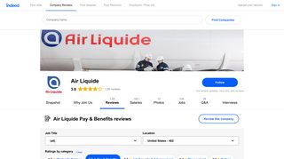 Working at Air Liquide: 108 Reviews about Pay & Benefits | Indeed.com
