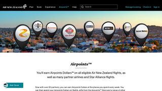 Airpoints™ | Air New Zealand