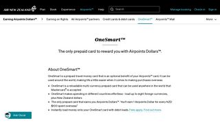 OneSmart™ - Earning Airpoints Dollars ... - Air New Zealand