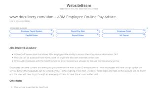 www.doculivery.com/abm - ABM Employee On-line Pay Advice ...