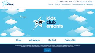 Kids Club Contest | Air Transat