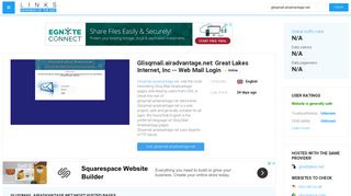 Visit Glisqmail.airadvantage.net - Great Lakes Internet, Inc -- Web Mail ...