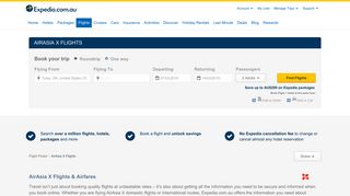 Find Cheap AirAsia X Flights | Expedia.com.au