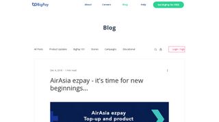 AirAsia ezpay - it's time for new beginnings... - BigPay