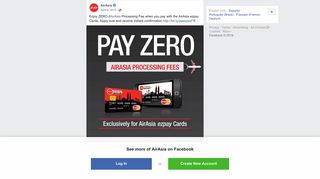 AirAsia - Enjoy ZERO #AirAsia Processing Fee when you pay ...