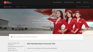 How can I get my login email if I forgot my login email? - AirAsia BIG