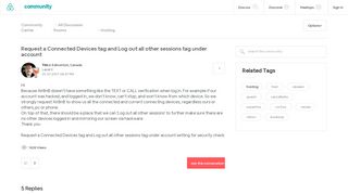 Request a Connected Devices tag and Log out all ot... - Airbnb ...