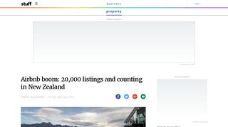 Airbnb boom: 20,000 listings and counting in New Zealand | Stuff.co.nz