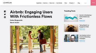How Airbnb Engages Users w/ Fictionless Flows | Leanplum